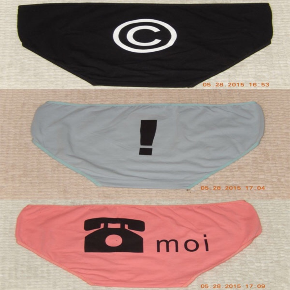 Belle Buns NYC Panty Set of 3, Choose Your Size